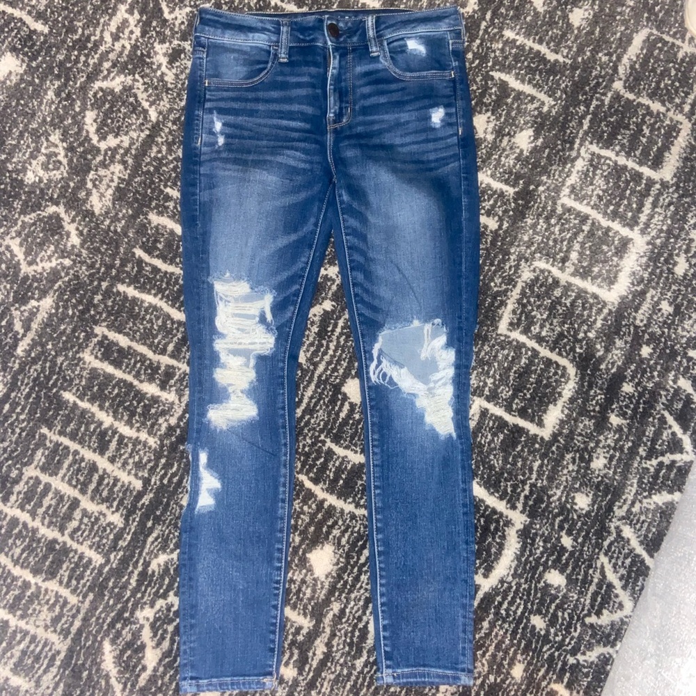 AE ripped jegging